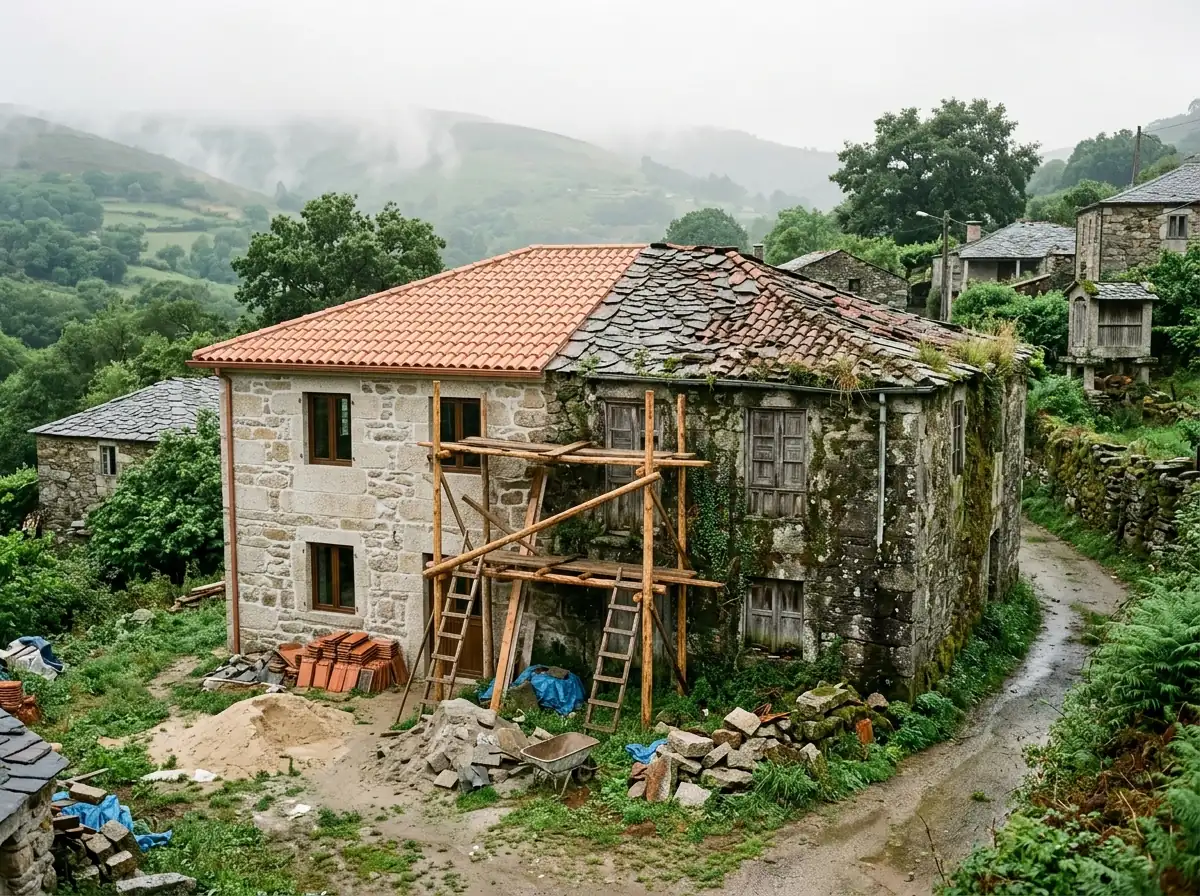 Ayudas para rehabilitar casas en el rural gallego: hasta 30.000 €