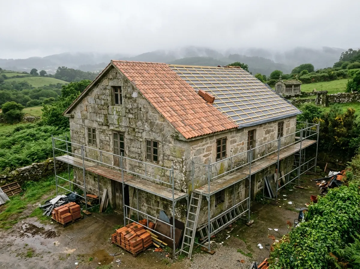 Cuánto cuesta cambiar el tejado de una casa en Galicia