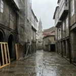 Rehabilitación de un edificio de granito en el casco histórico de Santiago de Compostela